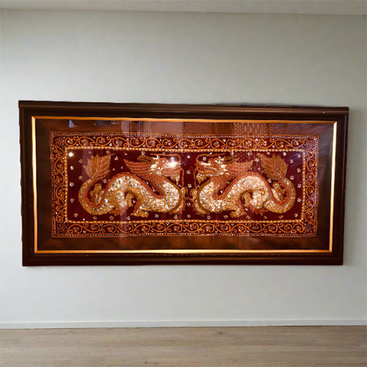 1970s Chinese Dragon Tapestry