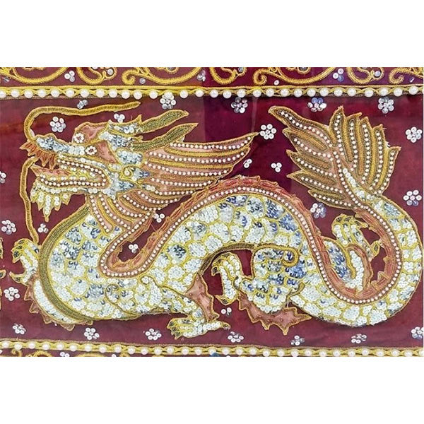 1970s Chinese Dragon Tapestry