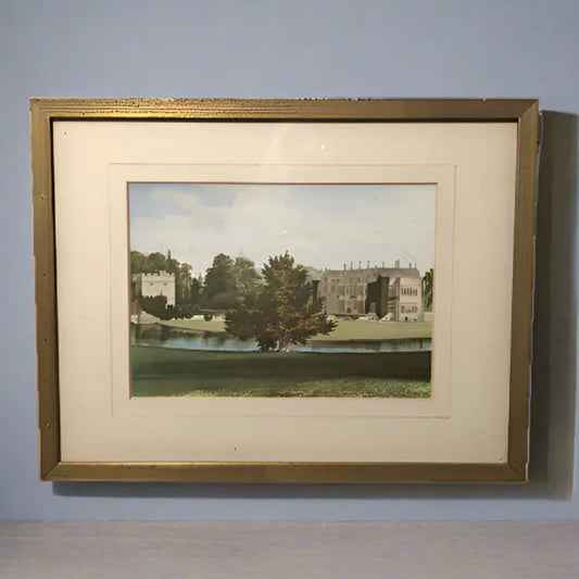 Antique Castle Lithograph