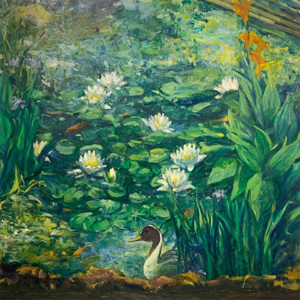 Central Duck Oil Painting