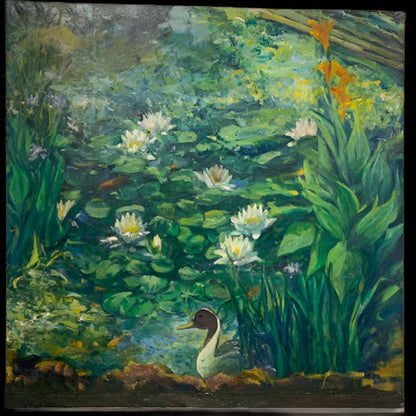 Central Duck Oil Painting