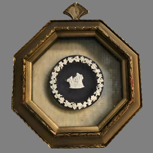 Early 20th Limoges Octagon Cameo Plate