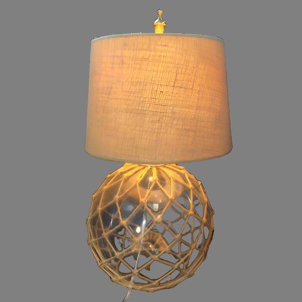 Glass Float Table Lamp