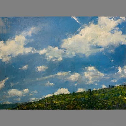 Hillside Oil Painting