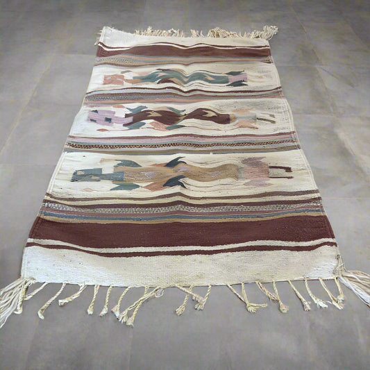 Vintage South West Hand Woven Rug