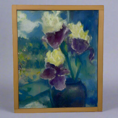 Iris Oil Painting