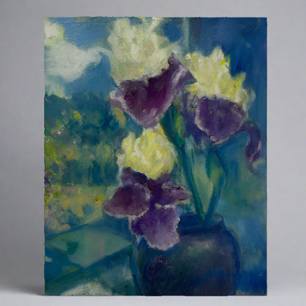 Iris Oil Painting