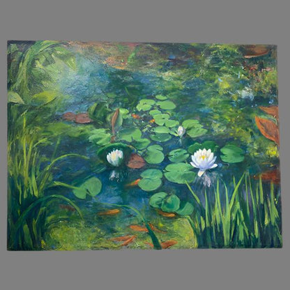 Lily Pads Oil Painting