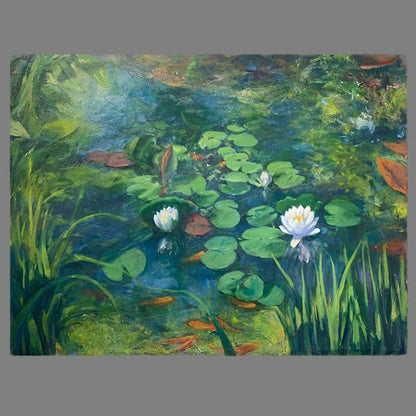 Lily Pads Oil Painting