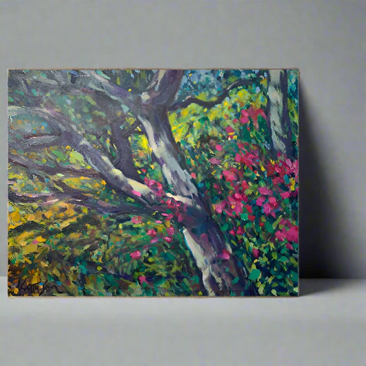 Oak View Oil Painting