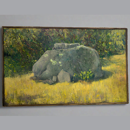 Rock Oil Painting