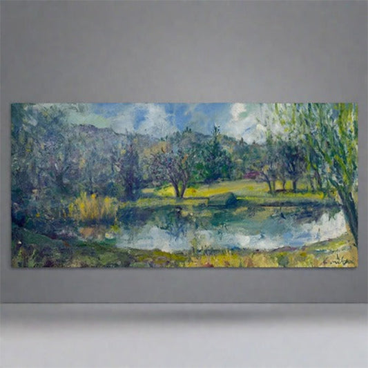 Spring Water Oil Painting