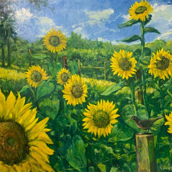 Sunflowers Oil Painting