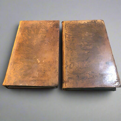 The Improvement of the Mind Vol I & II Antique Books Set of 2