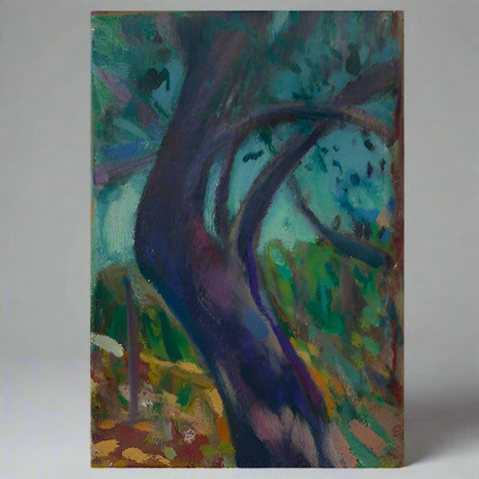 The Oak Corral Oil Painting