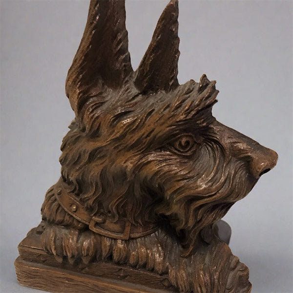 Vintage Bookends Scottish Dog Terrier - Set of Two