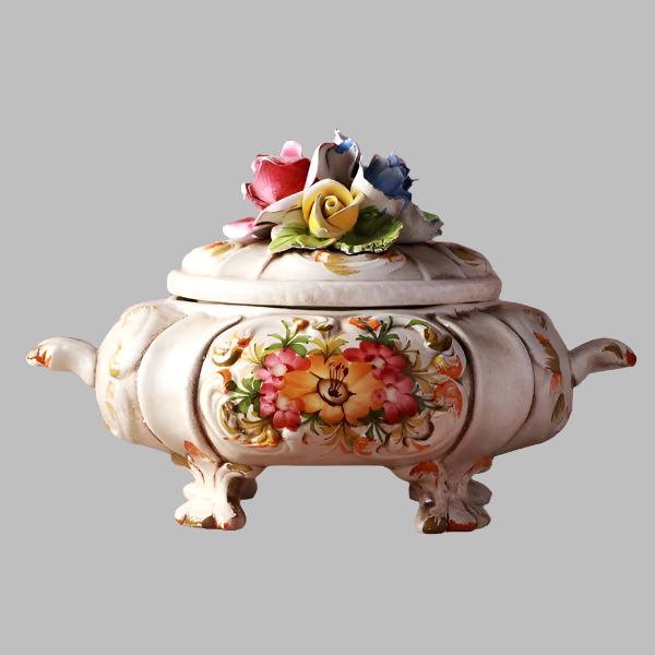 Vintage Italian Capodimonte Soup Tureen