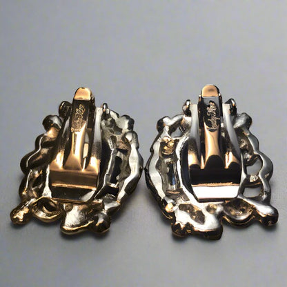 Vintage Judy Lee Clip-On Earrings