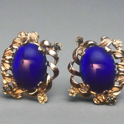 Vintage Judy Lee Clip-On Earrings